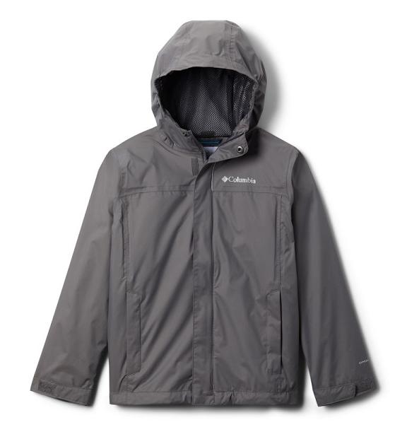 Columbia Watertight Waterproof Jacket Grey For Boys NZ95246 New Zealand